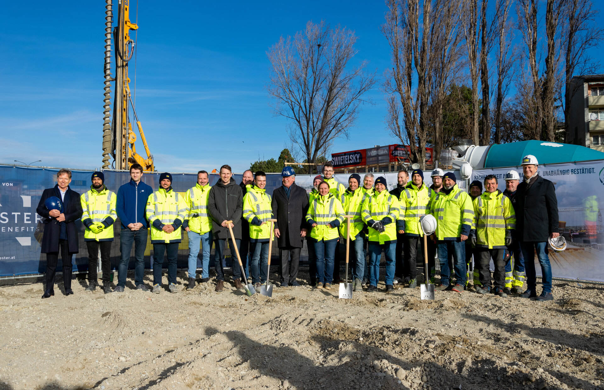 Unsere Experten auf der Baustelle