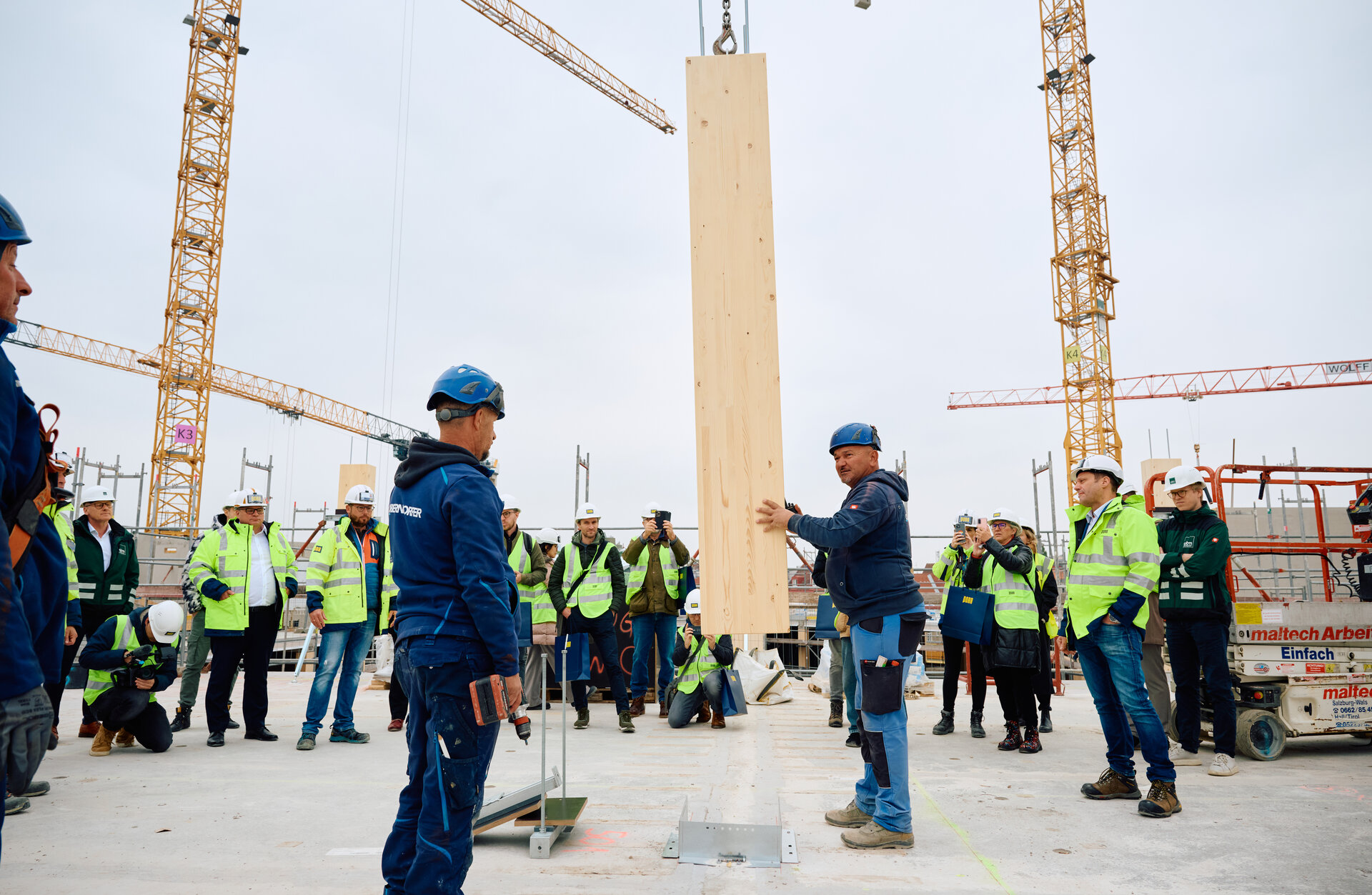 Unser Experte auf der Baustelle