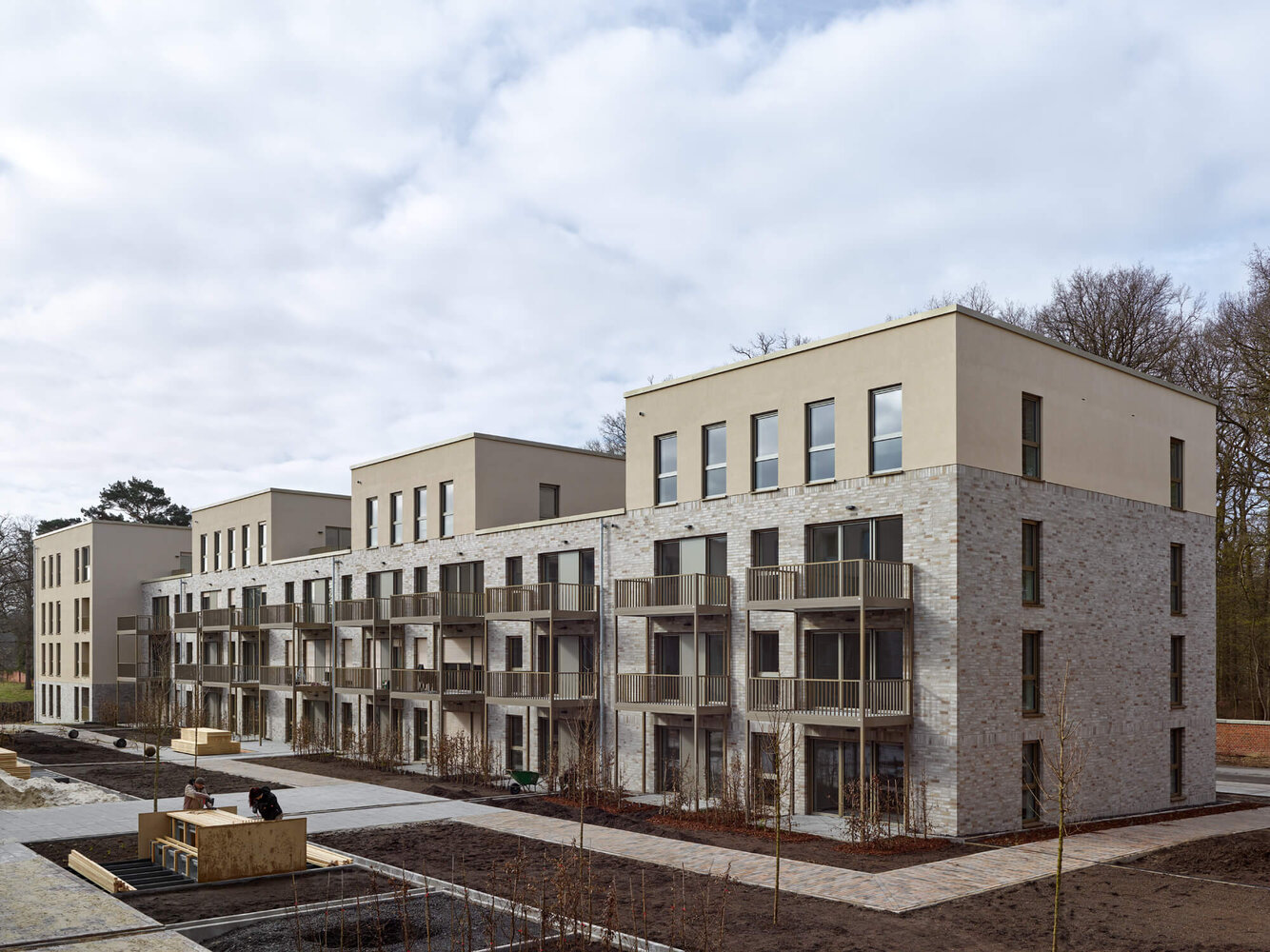 Residential project York, Münster - Overall view