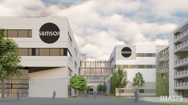 Visualization of the new Samson site